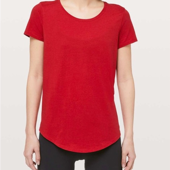 Lululemon Love Crew lll Dark Red - Picture 1 of 5